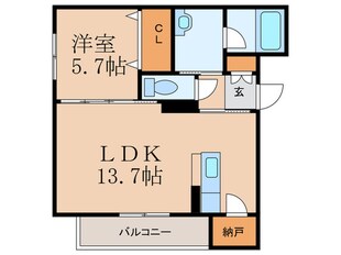 アンセルモ祇園の物件間取画像